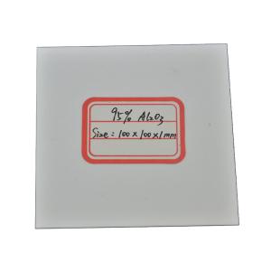 35 W/MK Alumina Ceramic Substrate With 8.9 X 10-6/K Thermal Expansion White