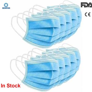 China Disposable Earloop Medical Surgical 3 Ply Face Mask CE FDA Certificate Earloop factory