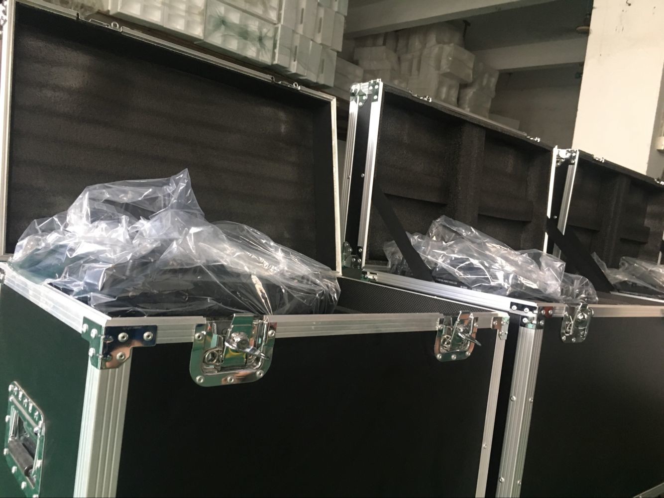 Ply Wooden Material 2 In 1 Custom Flight Cases Package For Stage Moving Head
