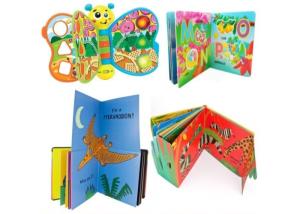 China Custom Size Hardcover Board Books With Pop Up Handmade Children Books Paper Gift Box factory