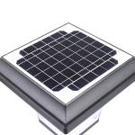 Die Cast Aluminium 30W Solar Pillar Light Garage Fence Decoration post lamp