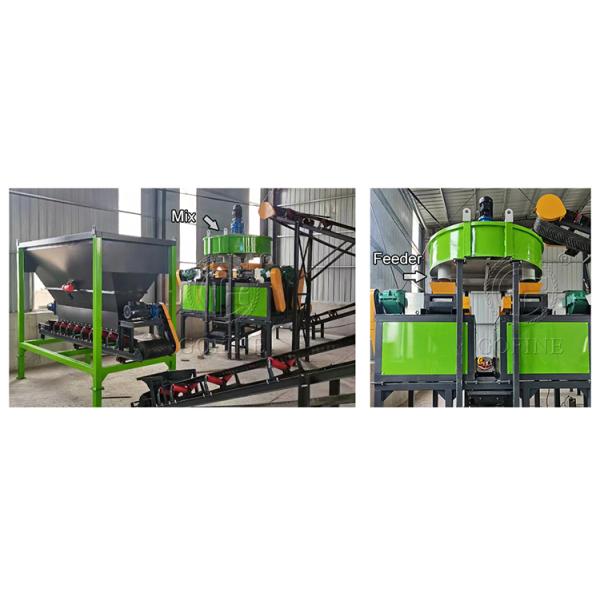 Automatic NPK Fertilizer Mixing Machine 380V Horizontal Blender