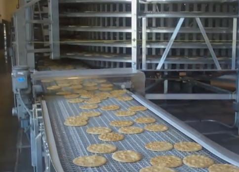Durable Arabic Bread Production Line of12000 Pieces Per Hour Capacity With