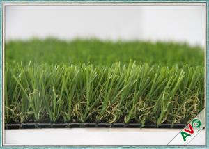 China HIGH Elasticity Outdoor Artificial Grass Field Green Monofil PE + Curled PPE Material factory