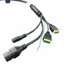 IP Camera Cable Weatherproof RJ45F PVC Jacket DC5.5*2.1/3.5PITCH Copper