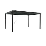 Steel Frame AJUNION 16X10 Metal Pergola for Louvered Roof Garden Outdoor