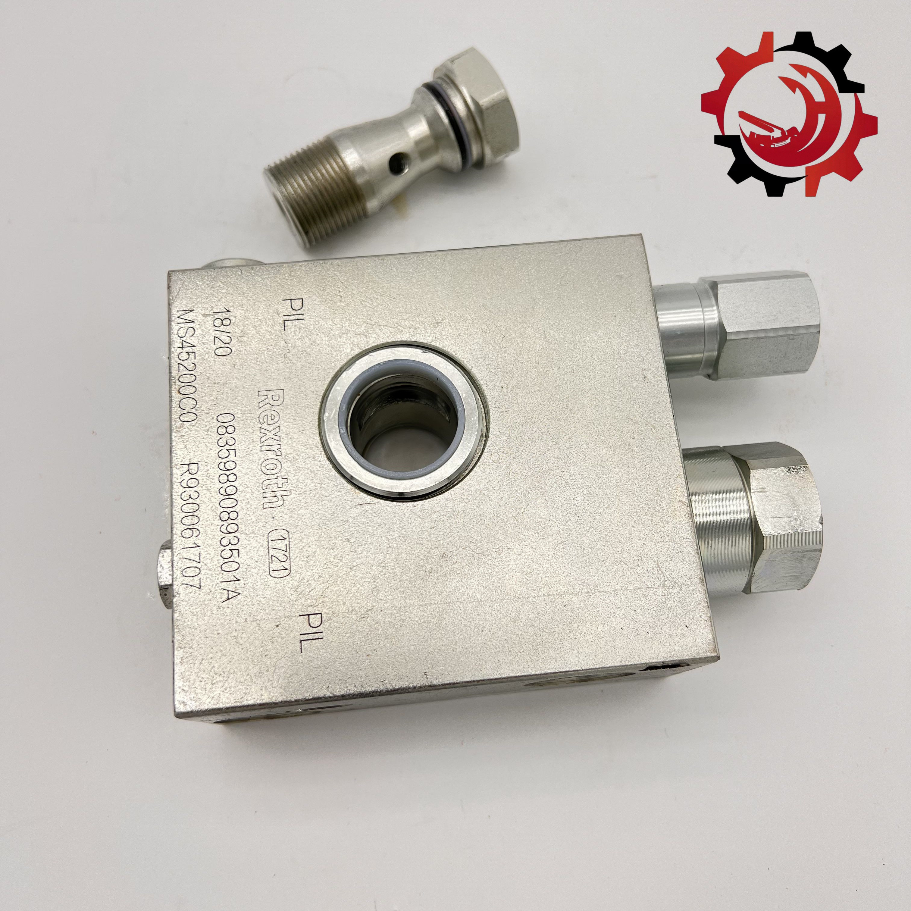 R930061707 08359890893501A Rexroth Balancing Valve Silver Color Concrete Pump Truck Accessories