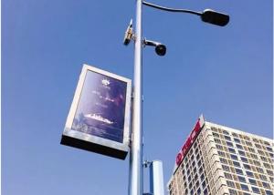China Smart Lamp Pole Wifi 4G SMD3535 P6 LED Advertising Billboard factory