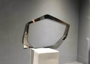 China Art Modern Stainless Steel Sculpture , Stainless Steel Abstract Sculpture factory