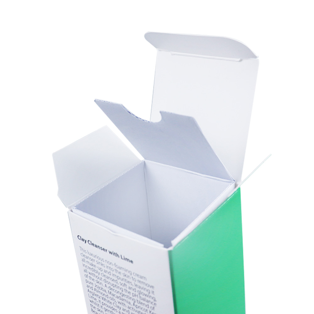Beauty Paper Box Skincare Cosmetic Packaging Customized Design Luxury Eco Friendly Full Color Gold Foil 30ml 50ml