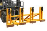 Black Eager - Gripper Forklift Drum Lifter with Adjusting Height , Bandage Type