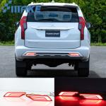 Mitsubishi Pajero Sport Car Tail Light Flashing Bumper Reflector Easily Install