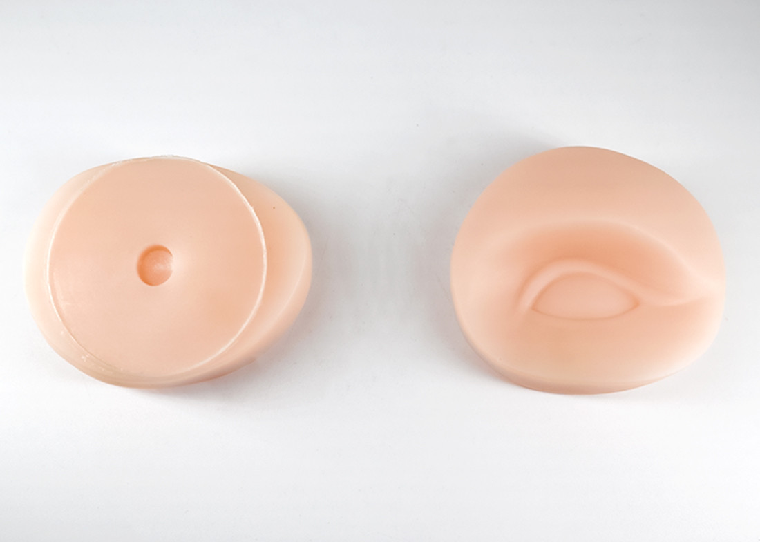 Silicone Removable Permanent Makeup Practice Skin For Mannequin Head