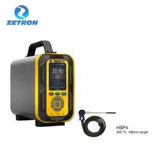 Zetron PTM600 FG Portable Stack Flue Gas Emission Analyzer For CO NO NO2 SO2 H2S
