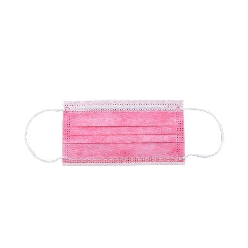 Multicoloured Non-Medical 3 Layer Disposable Adult Civil Daily Use High Quality Civilian Plain Face Mask