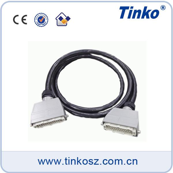 16 core cable, thermcoupld cable and power cable with heavy duty connector