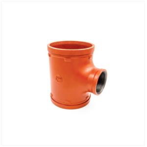 DN100 grooved Threaded Fittings , Stainless Steel Grooved Pipe Coupling