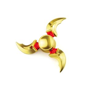 China Hot Sales Funny Toy Zinc Alloy Metal Finger Spinner For Autism Anti Stress factory