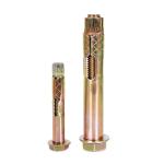 ISO Standard Carbon Steel Hex Bolt Sleeve Anchor with Yellow Zinc Coating