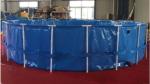 40000L Collapsible PVC Tarpaulin Round Fish Tank Fish Pond Plastic Tank Outdoor