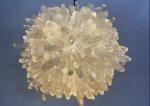 Brazil imported pure natural crystal stone lamp chandelier bedroom living room