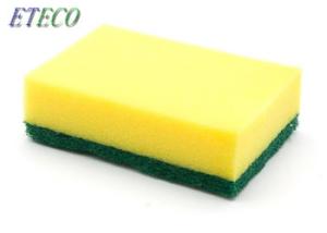 China Household Colorful Kitchen Dish Washing Sponge Glass Eliminating Dustproof factory
