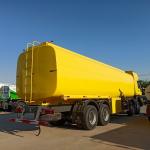 Sinotruk 9.726L Fuel Tank Semi Trailer 40m3 Diesel Tank Truck