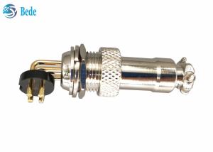 China 2 4 Pin Gx12 3 Pin Connector PCB Soldering 90 Degree Pins 3A 200V factory