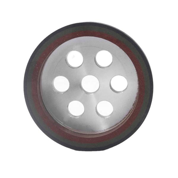BOKE three band resin beveling glass grinding wheel abrasive polishing edging