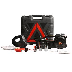 China 3 In 1 Electric Hydraulic Jack Kit 1-10T 12v Electric Jack 3 Ton With Air Pump factory