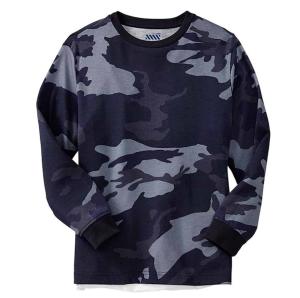 China men long sleeve blank camo t shirts factory