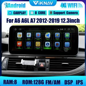 China 12.3inch Android Audio Multimedia Player For Audi A6 A6L A7 2012 2019 factory