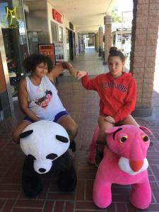 China Hansel hot-selling animales mountables for luna park animal equipment ride with coin operated factory