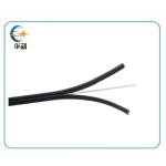 FTTH Drop Cable GJXH 2 Core Single Mode Fiber Optic Cable With Steel Wire