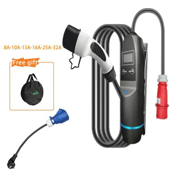 China Byd Charging Port Type 2 Level 1 Level 2 Fast AC EV Charger 32a Home For Electric Car factory