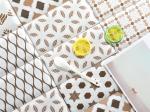 White Bevelled Tiles 75x152mm Glossy Ceramic Wall Bread Tiles For Bathroom and