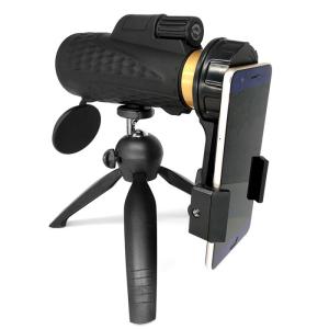 China Cell Phone 10x42 12x50 16x52 Monocular Telescope High Power BAK4 With Holder factory