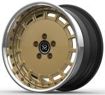 19x8.5ET38/19x9.5ET56/5x112/66.6 3-PC Polished+Bronze Rims For2019 Mercedes-Benz