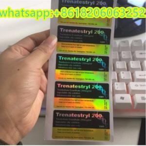 China Hologram Laser Effect Testos E 250 Injection Steroide 10ml Vial Labels factory
