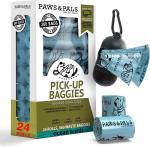 Large Biodegradable Dog Poop Bags Leak Proof High Toughness With Dispenser