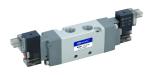 Mini Double Coil Pneumatic Solenoid Valve 3 / 2 Way 5V120 ~ 5V220 Standard