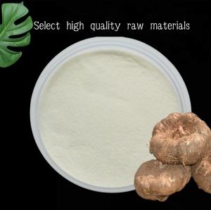 China White Konjac Glucomannan Powder KGM For Food supplements factory