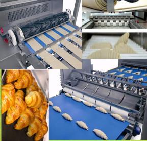 China Full automatic croissant bread making machines factory