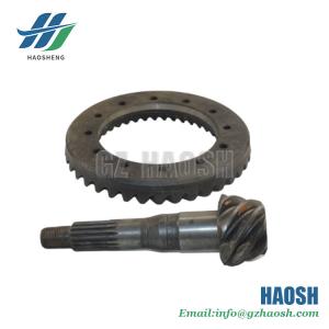 China Isuzu NKR Crown Wheel Pinion 39/7 9-41200614-0 9-41200614-1 9412006140 9412006141 OD 245MM factory