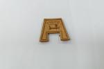 Sew On Clothing Genuine Leather Patches Embossed Logo For Garment