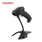 Luckydoor Handheld Wired 1D 2D QR POS Barcode Scanner 300mm/S With USB Cable