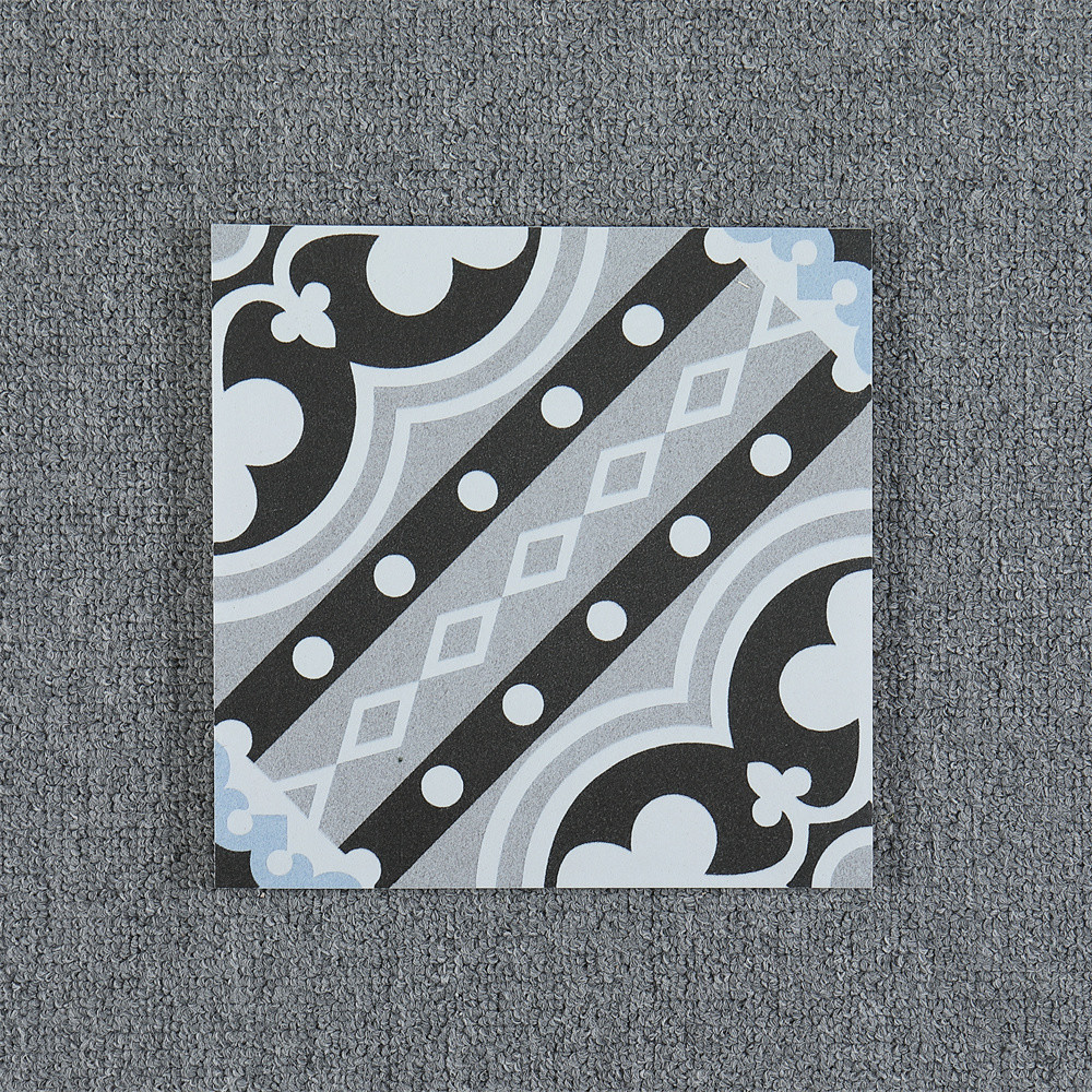 Eco-Friendly 200x200mm Gray Interior Floor Tiles For Decoration And Ceramic Rustic Tiles For Living Room
