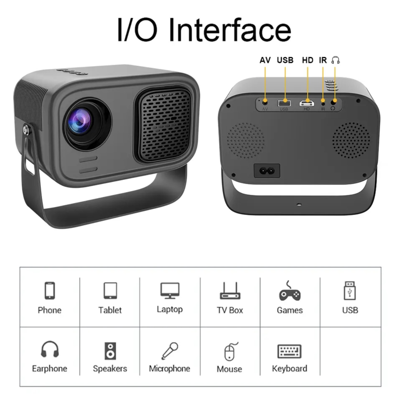 K1 Mini Projector Android 11 smart ecosystem