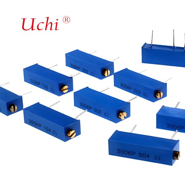 3006P 205 Metal Ceramic Fine-tuning Potentiometer, 2m Ohm With Knob, Precision