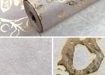 Bronzing Classic Gold Luxury Contemporary Floral Wallpaper For Living Room ,